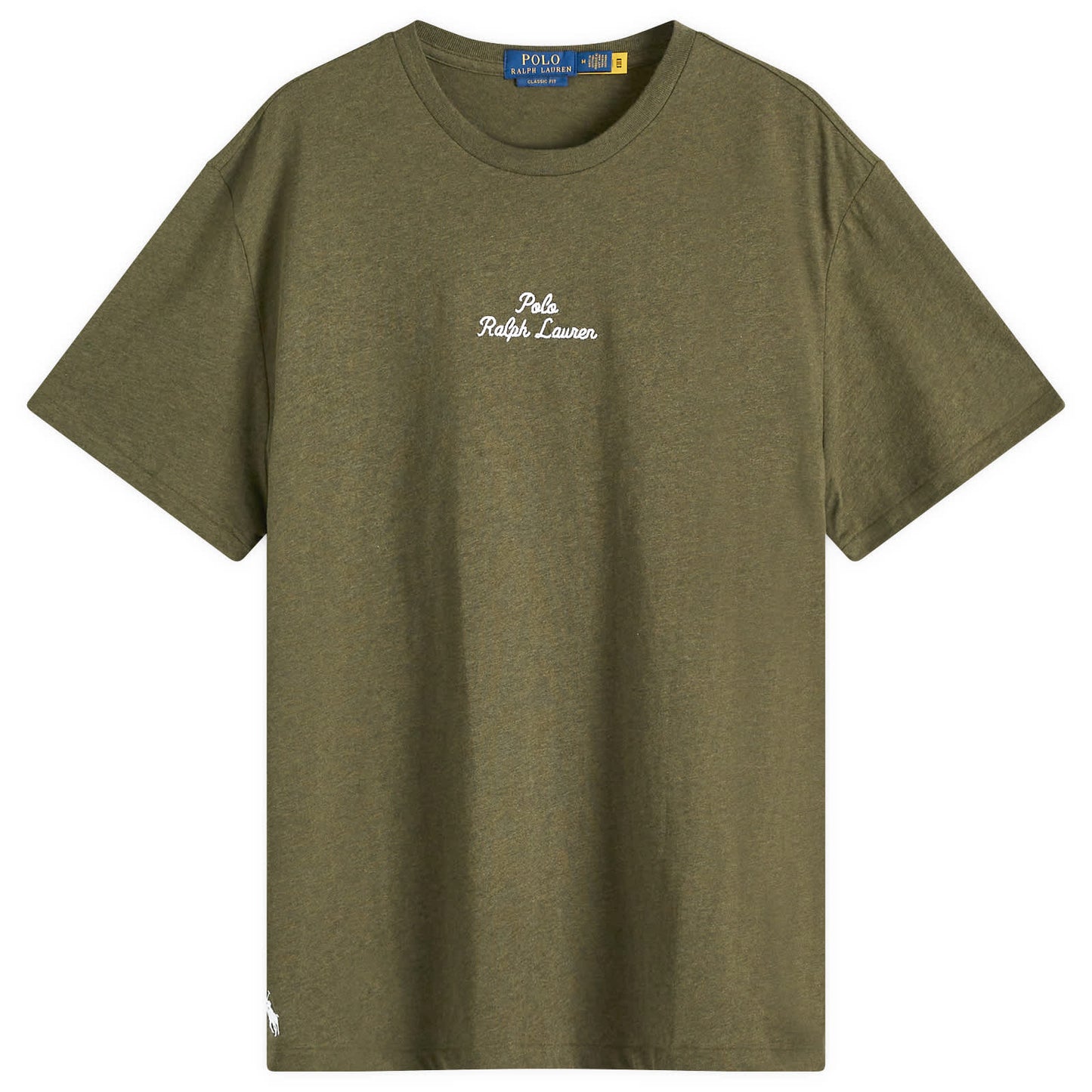 Classic Fit Embroidered Script Logo Tee