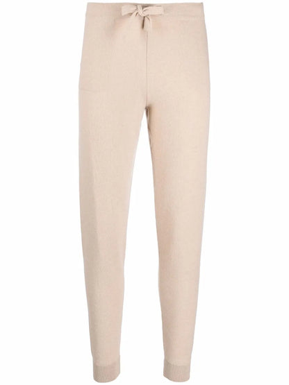 Tapered-Leg Cashmere Trousers