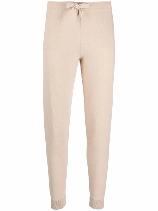 Tapered-Leg Cashmere Trousers