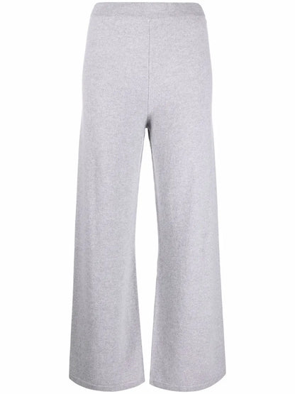 Wide-Leg Cashmere Trousers