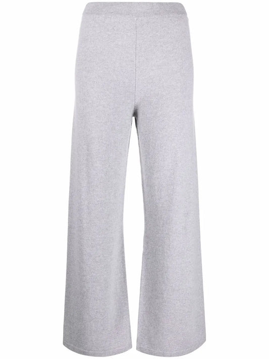 Wide-Leg Cashmere Trousers