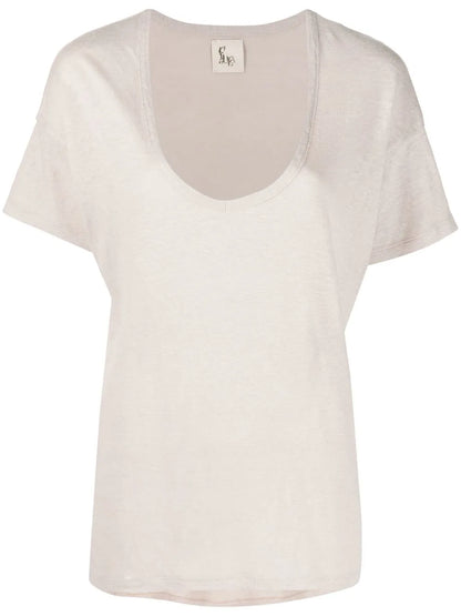 Deep V-Neck T-Shirt