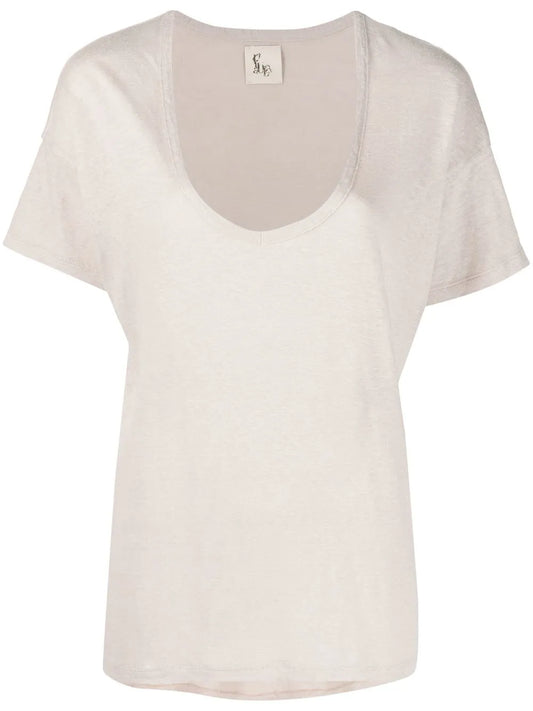 Deep V-Neck T-Shirt