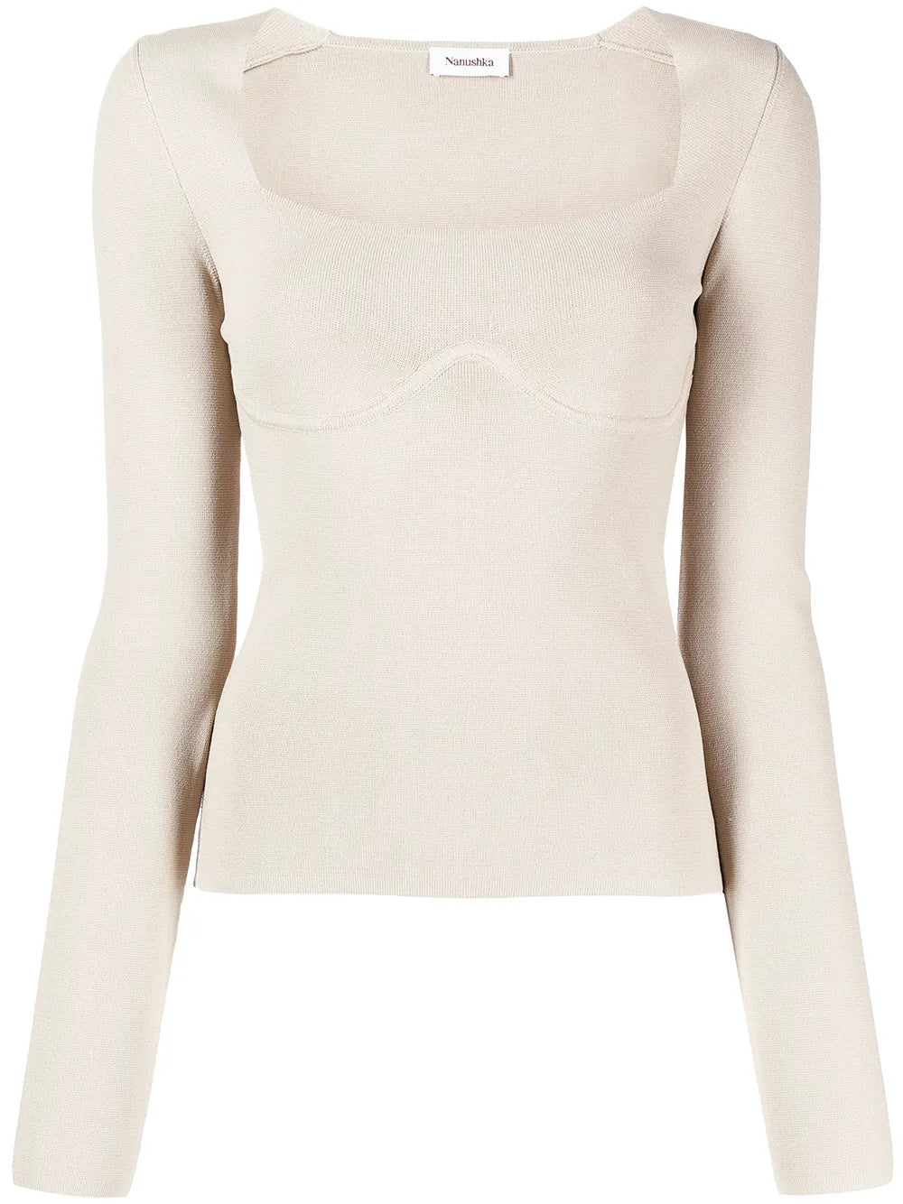 Mio Cupped Long-Sleeve Top