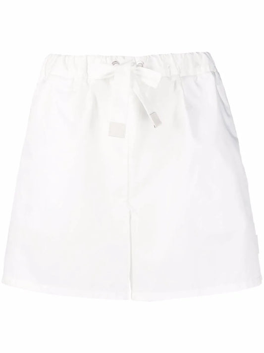 High-Waisted Drawstring Shorts
