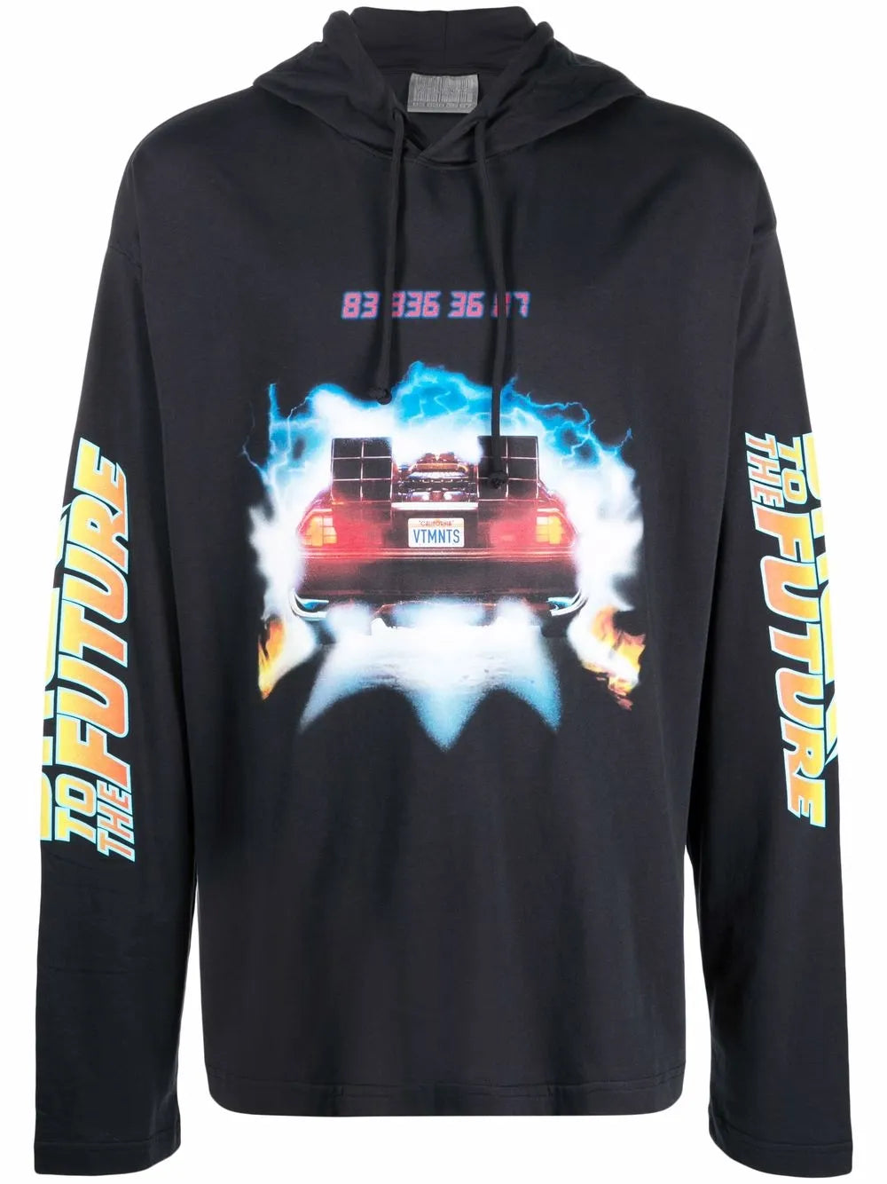 Back To The Future Print Hoodie