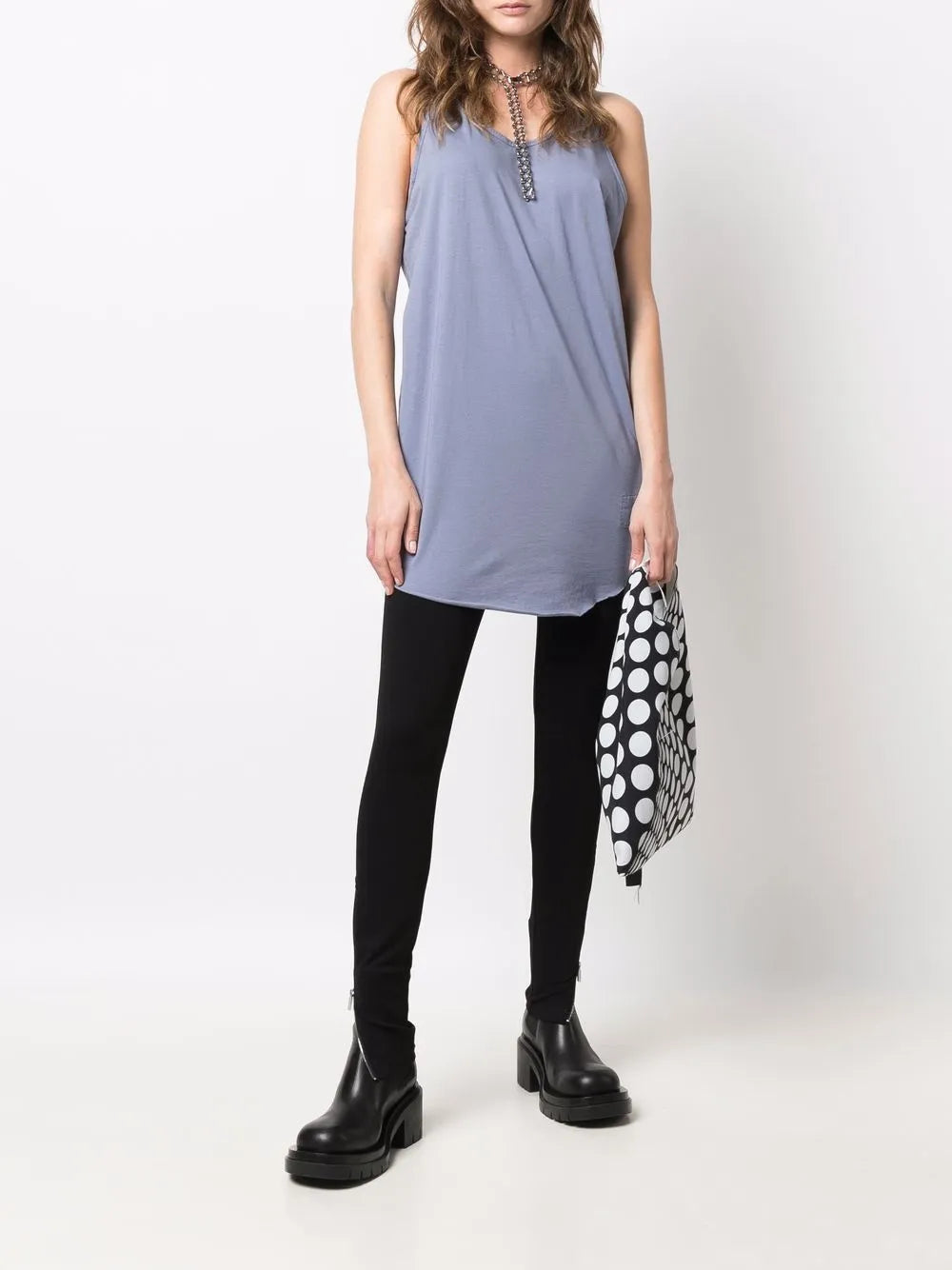 Scoop-Neck Cotton Tank
