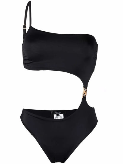 Greca Cut-Out Swimsuit