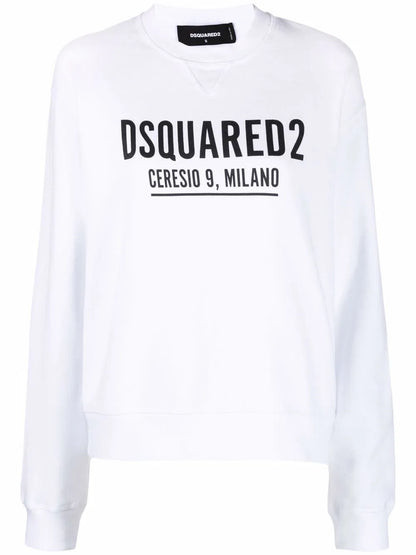 Logo Print Crew Neck Sweatshirt