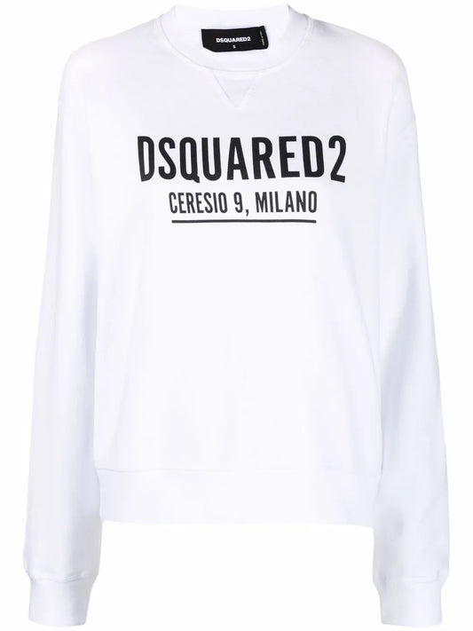Logo Print Crew Neck Sweatshirt