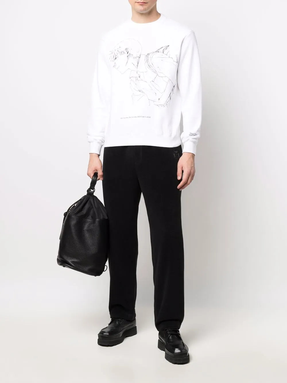 Manga-Embroidery Track Pants