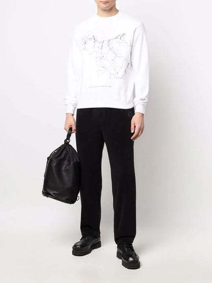 Manga-Embroidery Track Pants