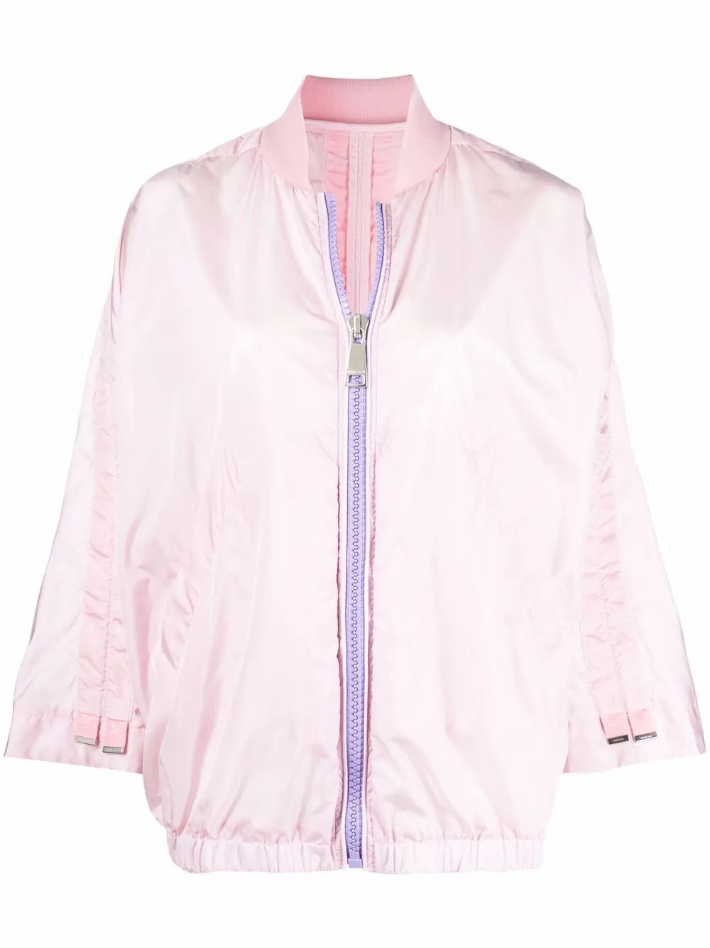 Wide-Sleeve Bomber Jacket