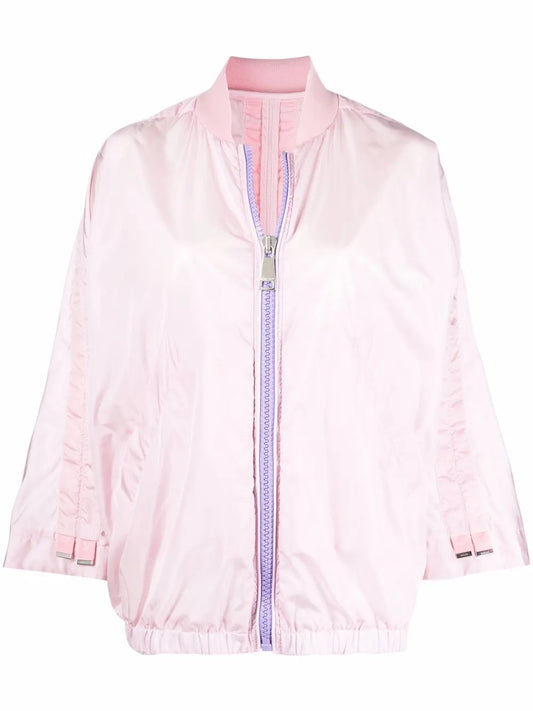 Wide-Sleeve Bomber Jacket