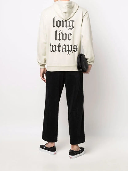 Slogan-Print Hoodie