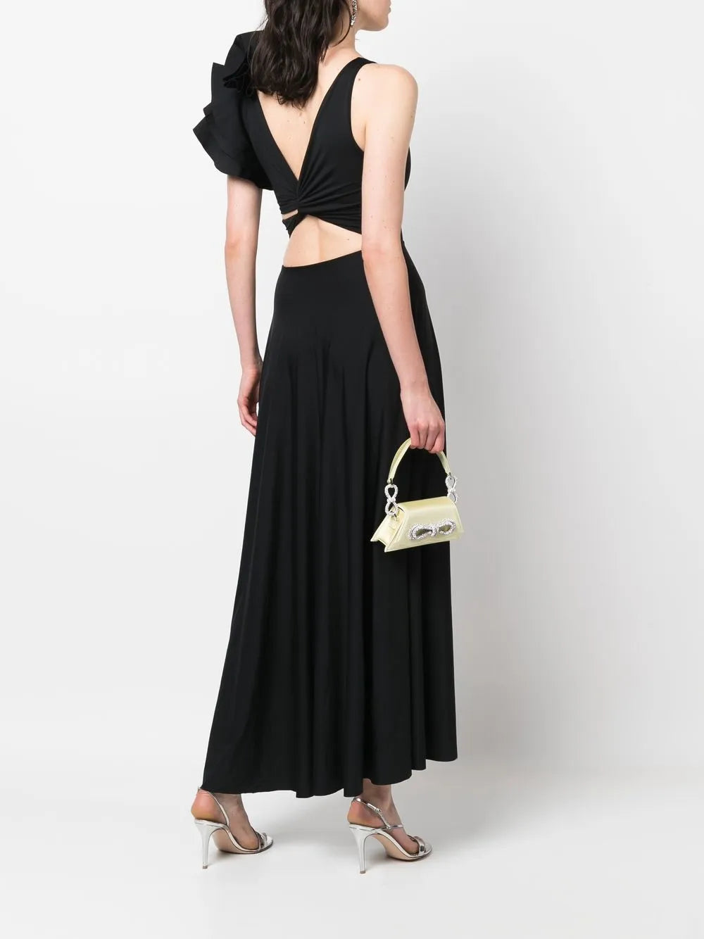 Ruffle-Detail Maxi Dress