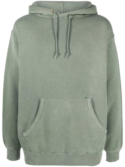Drawstring-Fastening Hoodie