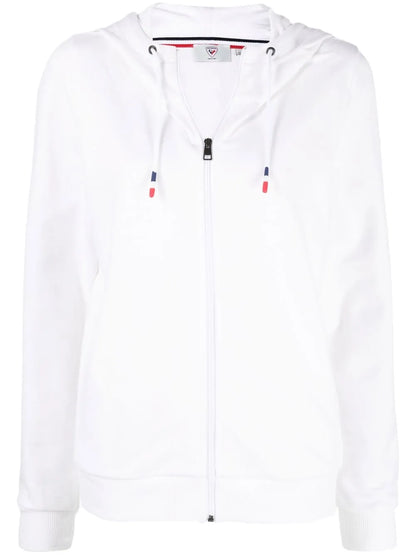 Logo-Print Zip-Up Hoodie