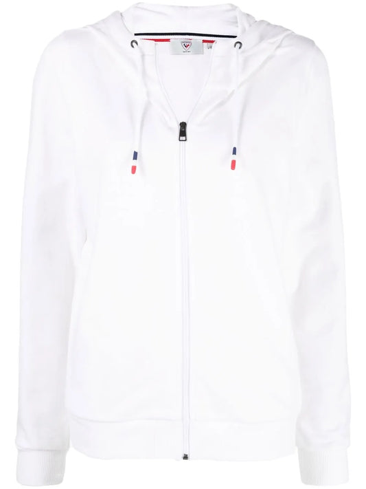 Logo-Print Zip-Up Hoodie