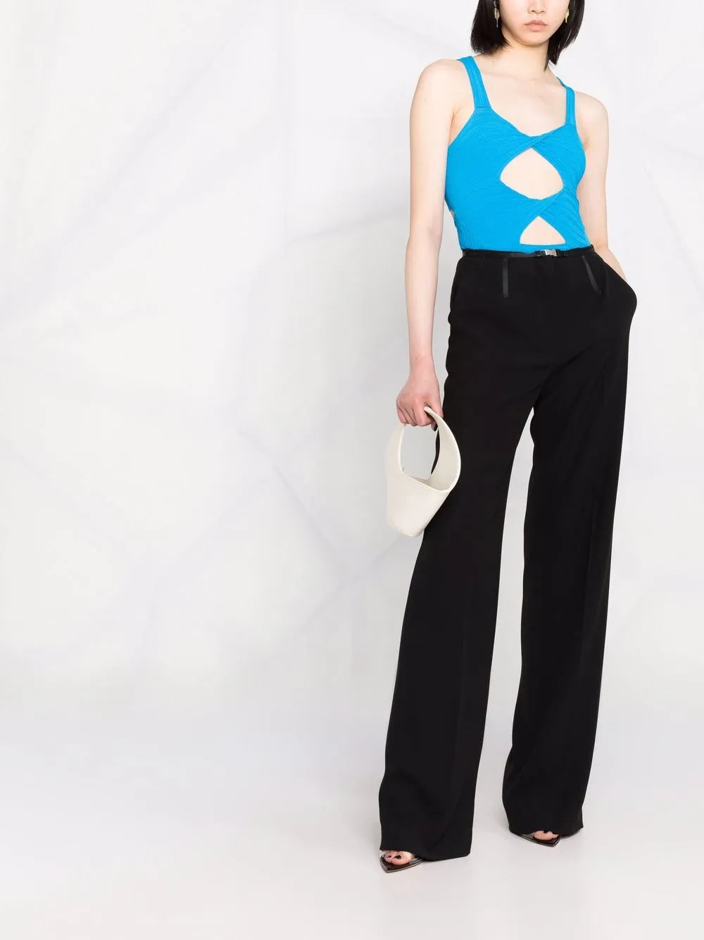 Cut-Out Knit Bodysuit