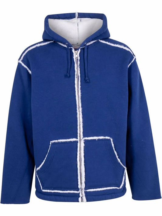 Faux Shearling Hooded Jacket