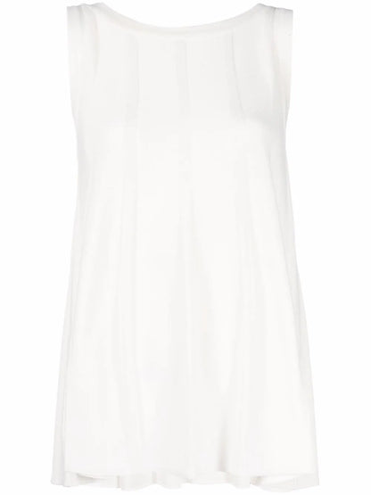 Ribbed-Detail Tank Top