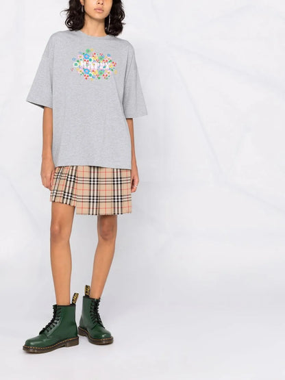 Happy Print Short-Sleeve T-Shirt