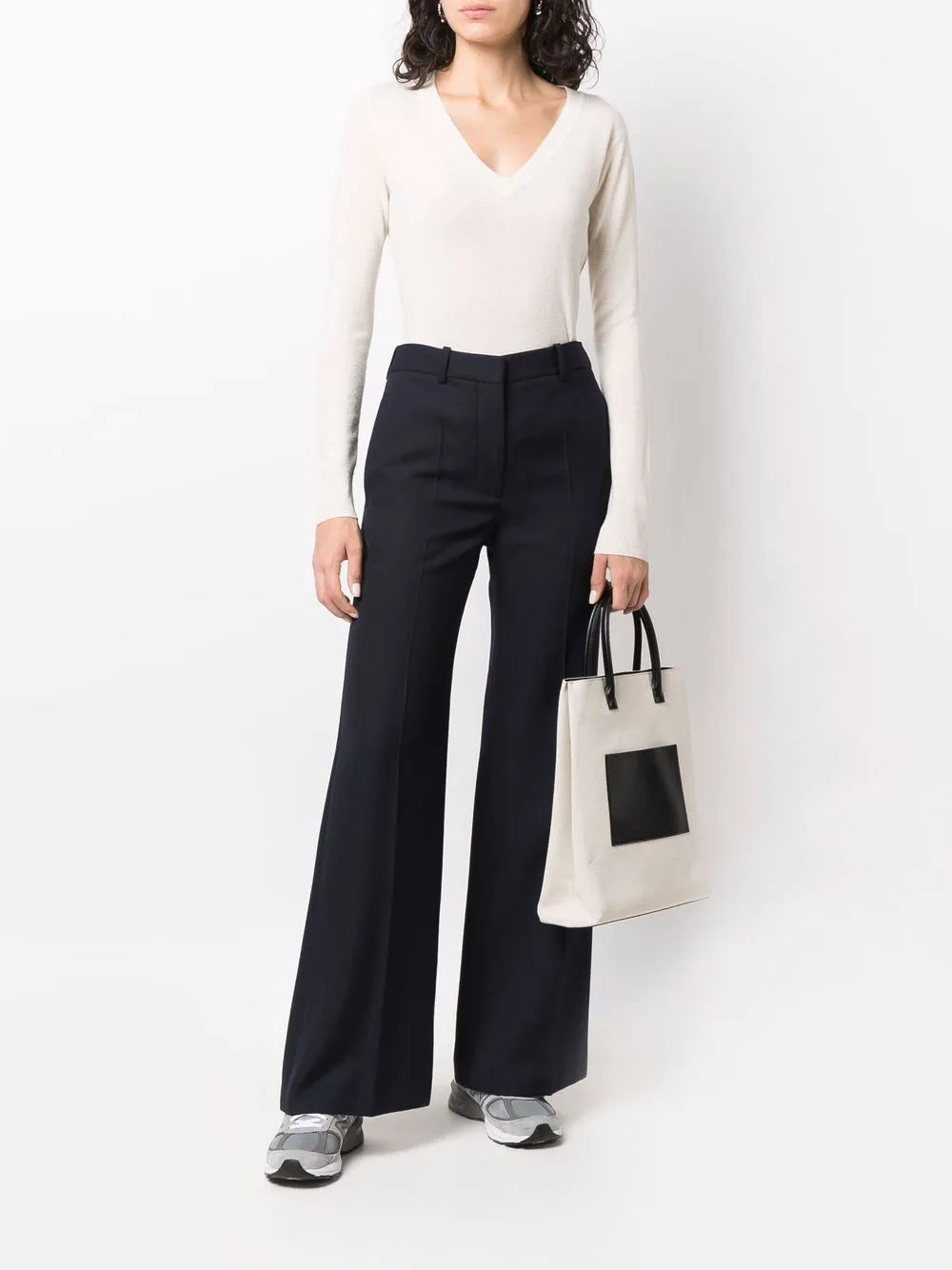 V-Neck Cashmere-Blend Jumper