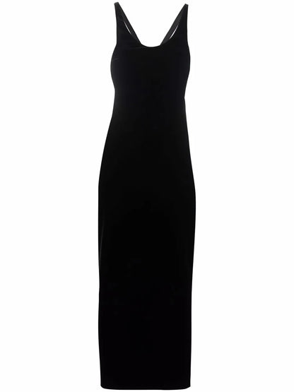 Cut-Out Silk Dress
