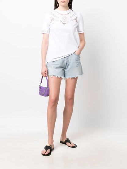 Cutout-Pattern T-Shirt