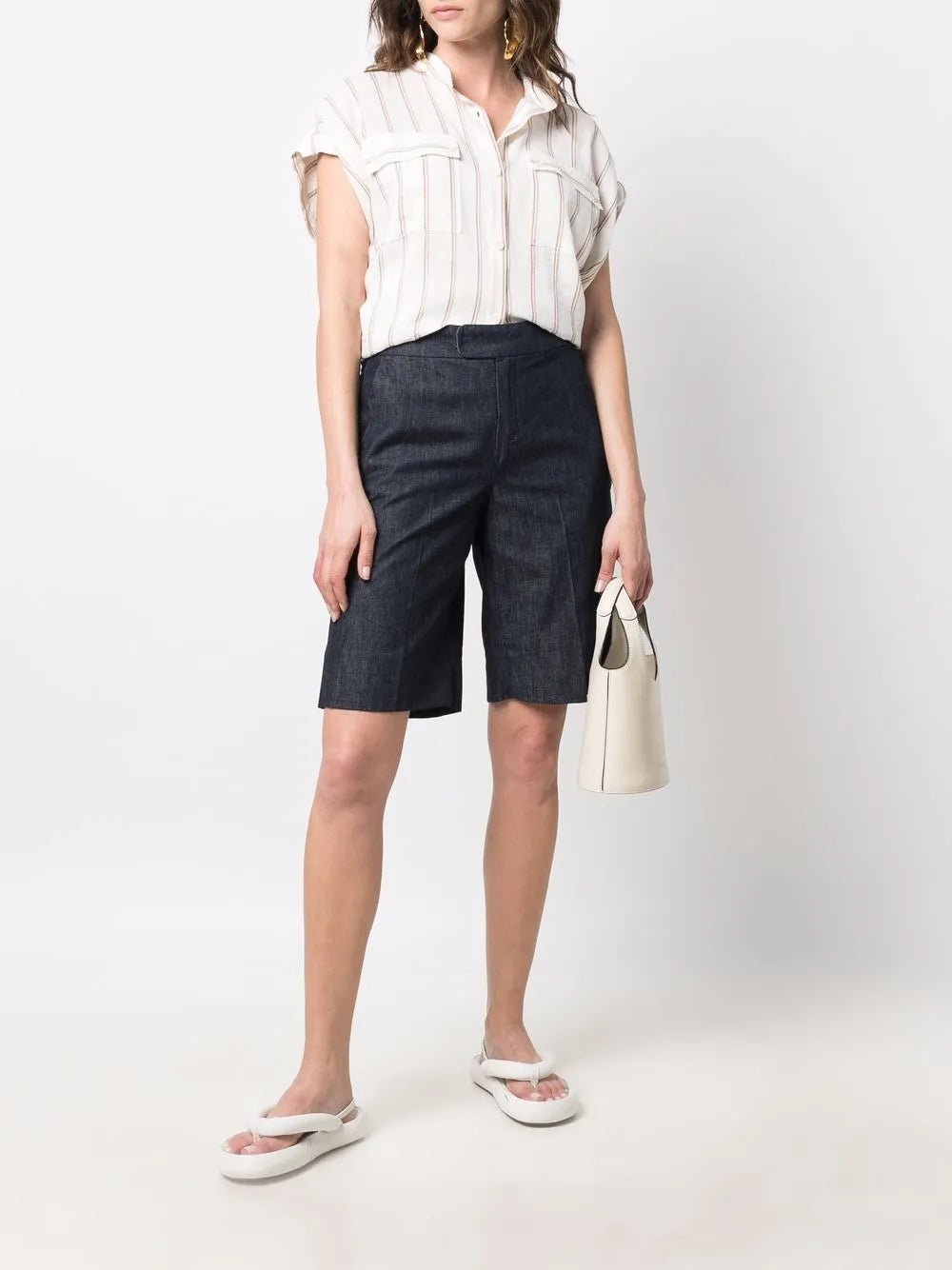 Striped Short-Sleeved Shirt