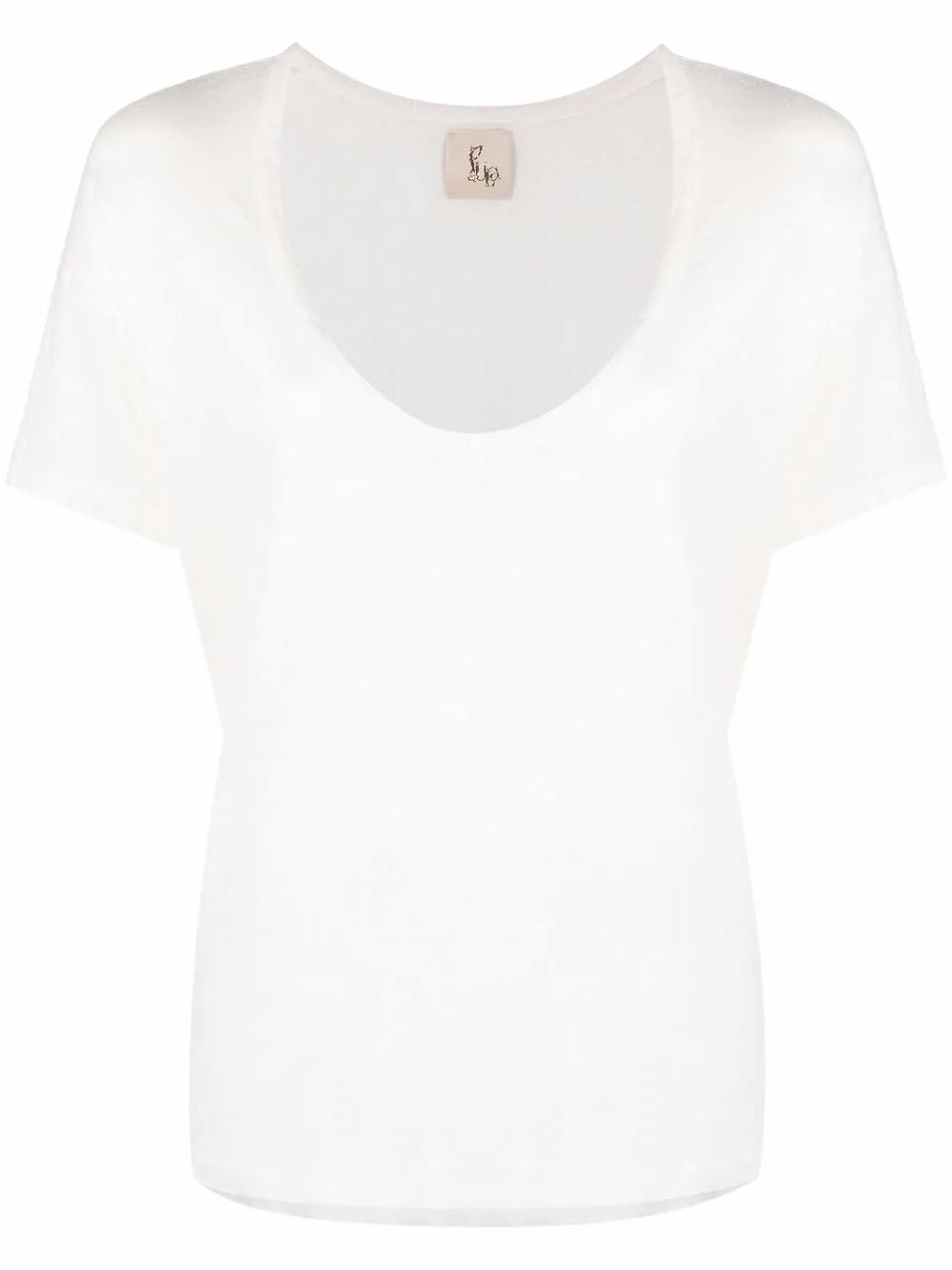V-Neck Linen T-Shirt