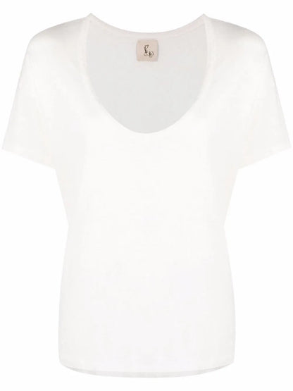 V-Neck Linen T-Shirt