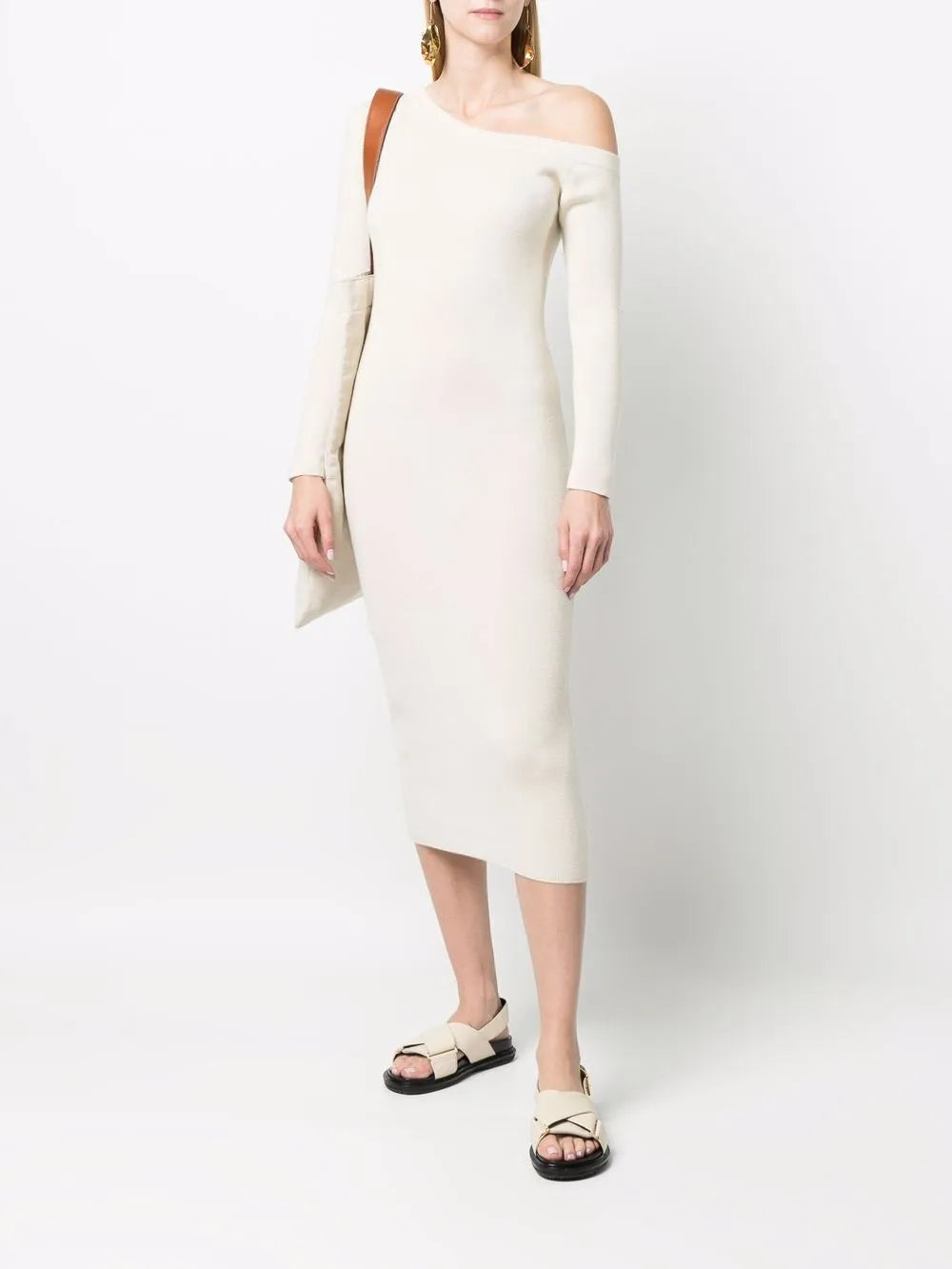Asymmetric Knit Dress