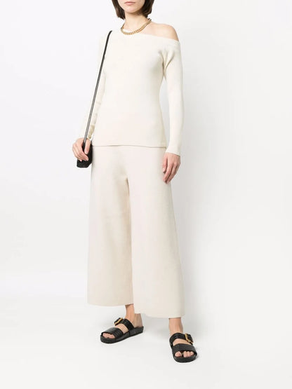 One-Shoulder Cashmere Jumper