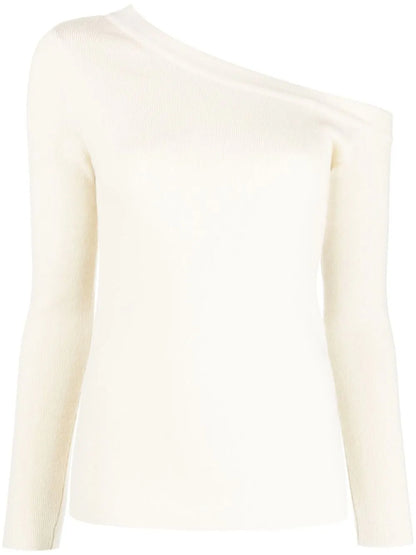 One-Shoulder Cashmere Jumper