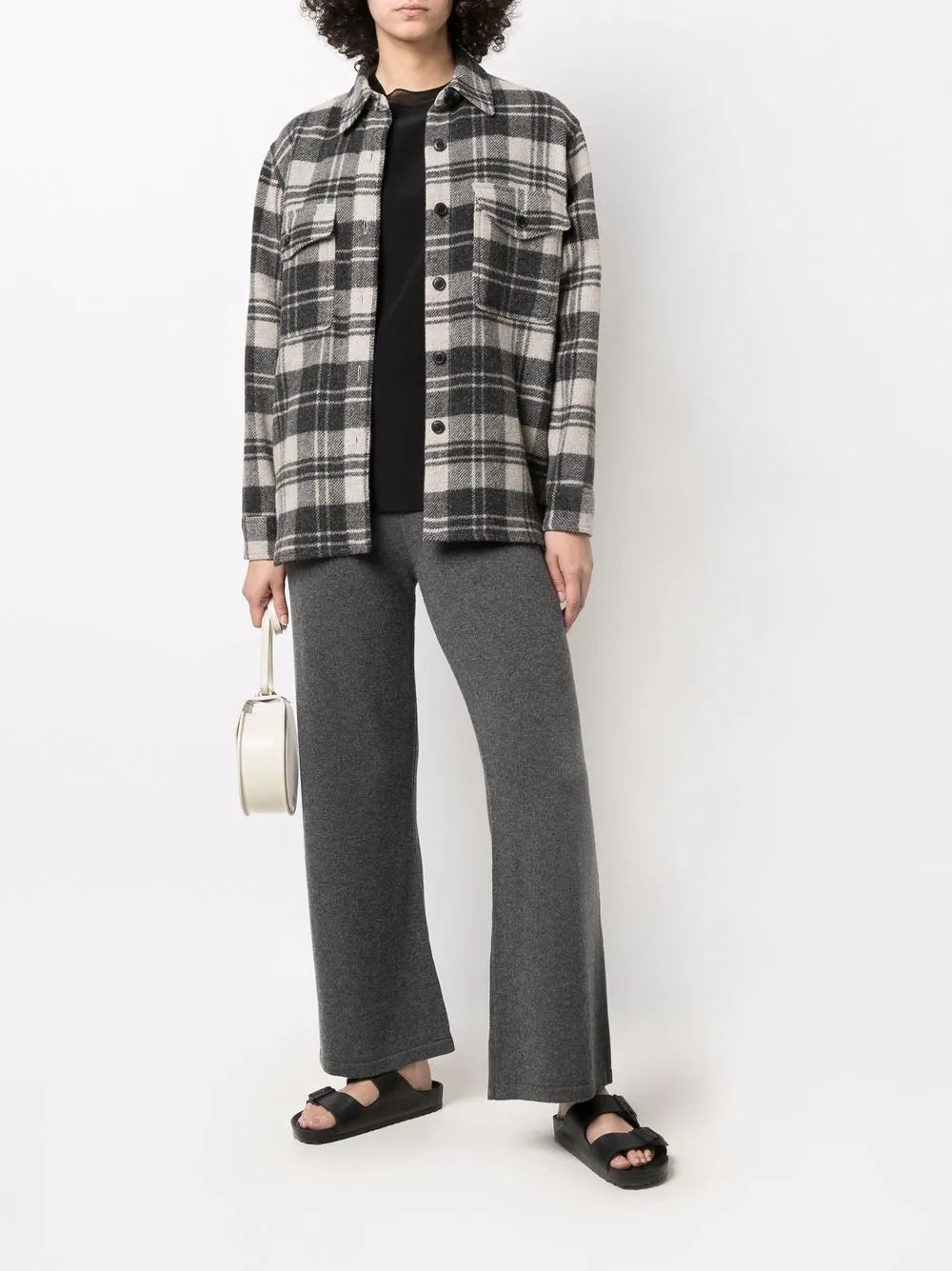 Straight-Leg Cashmere Trousers