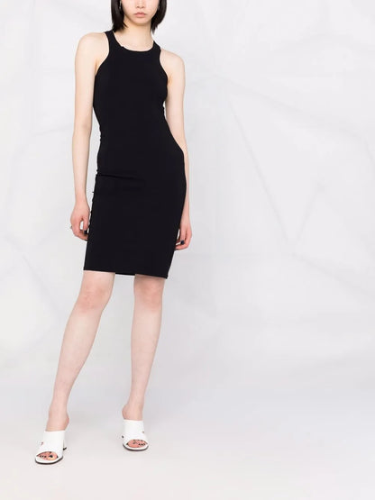 Round-Neck Sleeveless Racer Dress