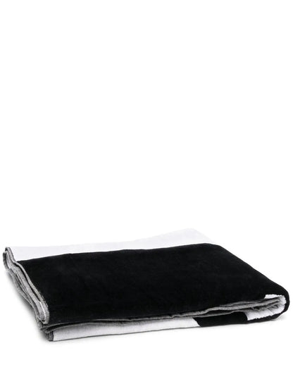Two-Tone Panelled Bath Towel