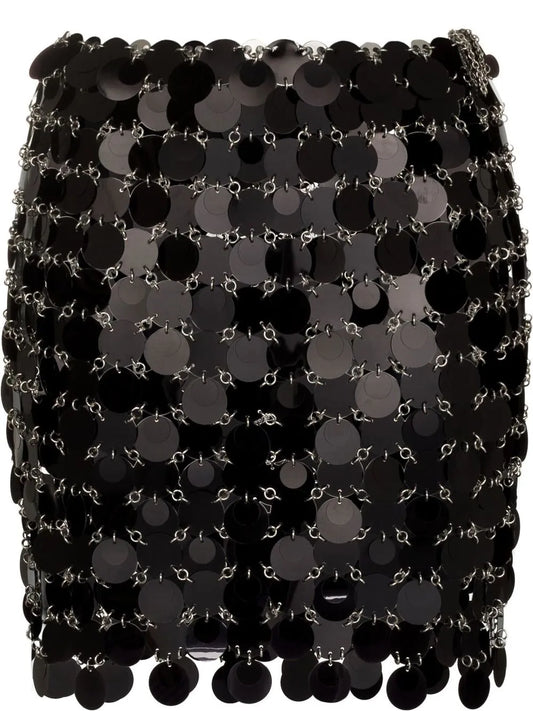 Sequin Embellished Mini Skirt
