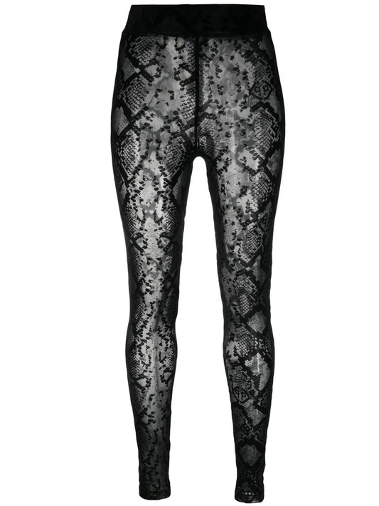 Logo-Embroidered High-Waisted Leggings
