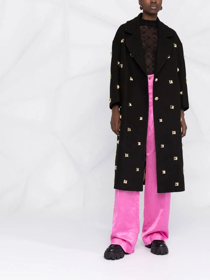 Studded Oversize Coat