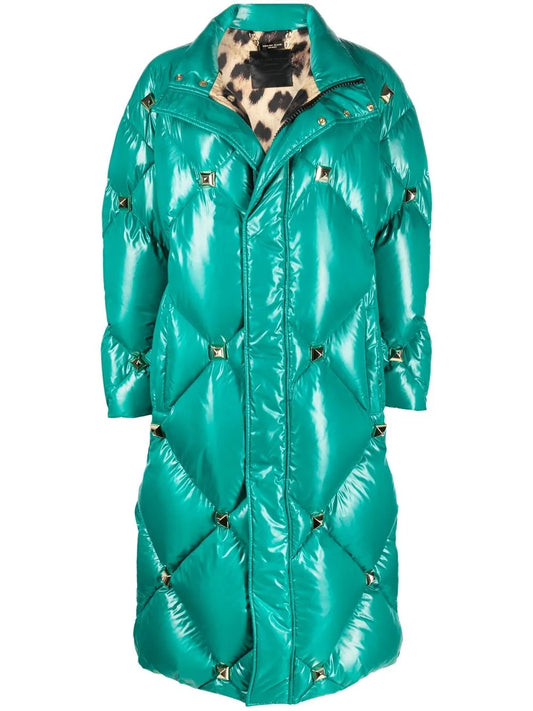Quilted Studded Padded Coat