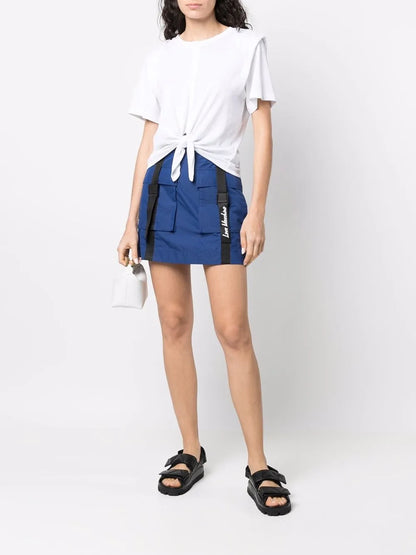 High-Waisted Cargo Skirt