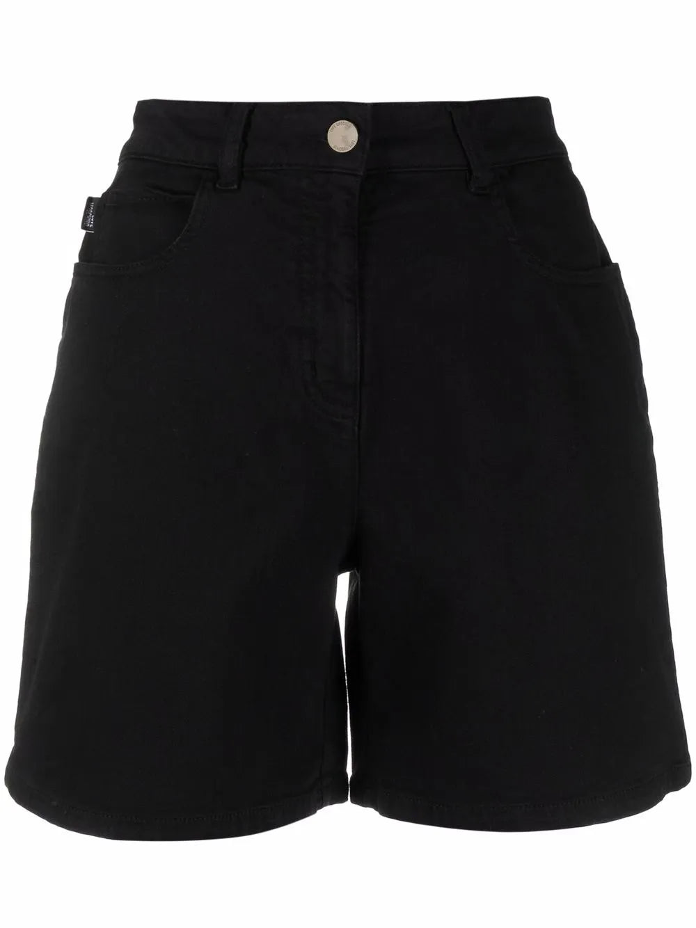 Logo-Patch Denim Shorts
