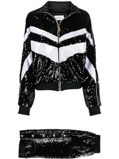 Sequin Embellished Tracksuit