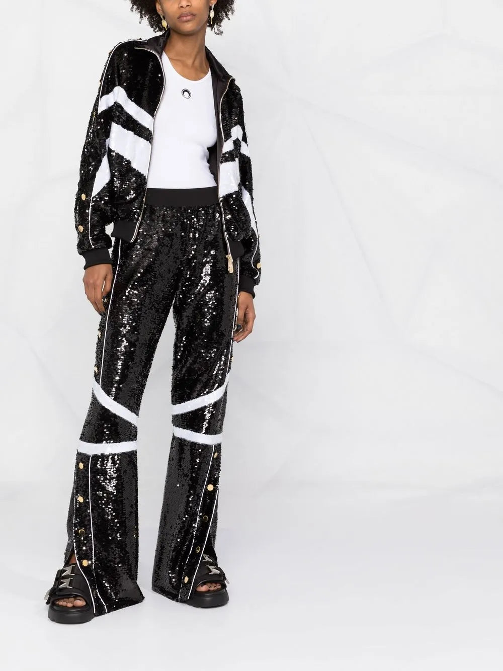 Sequin Embellished Tracksuit