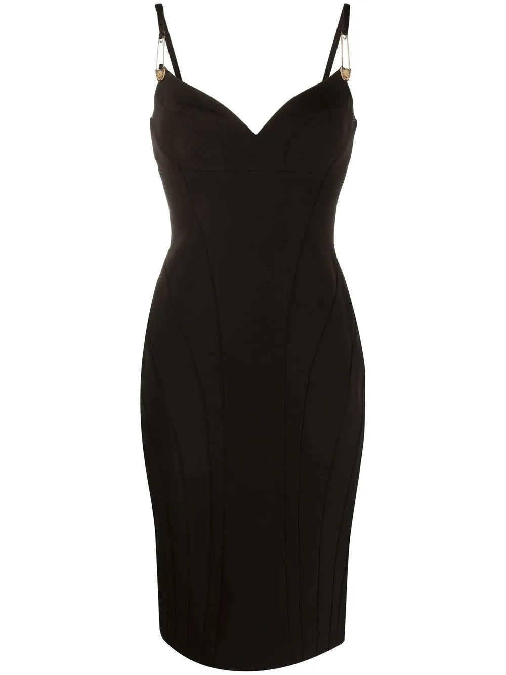 Cut Midi Dress