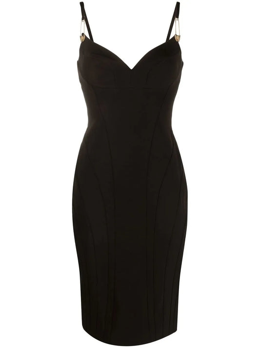Cut Midi Dress