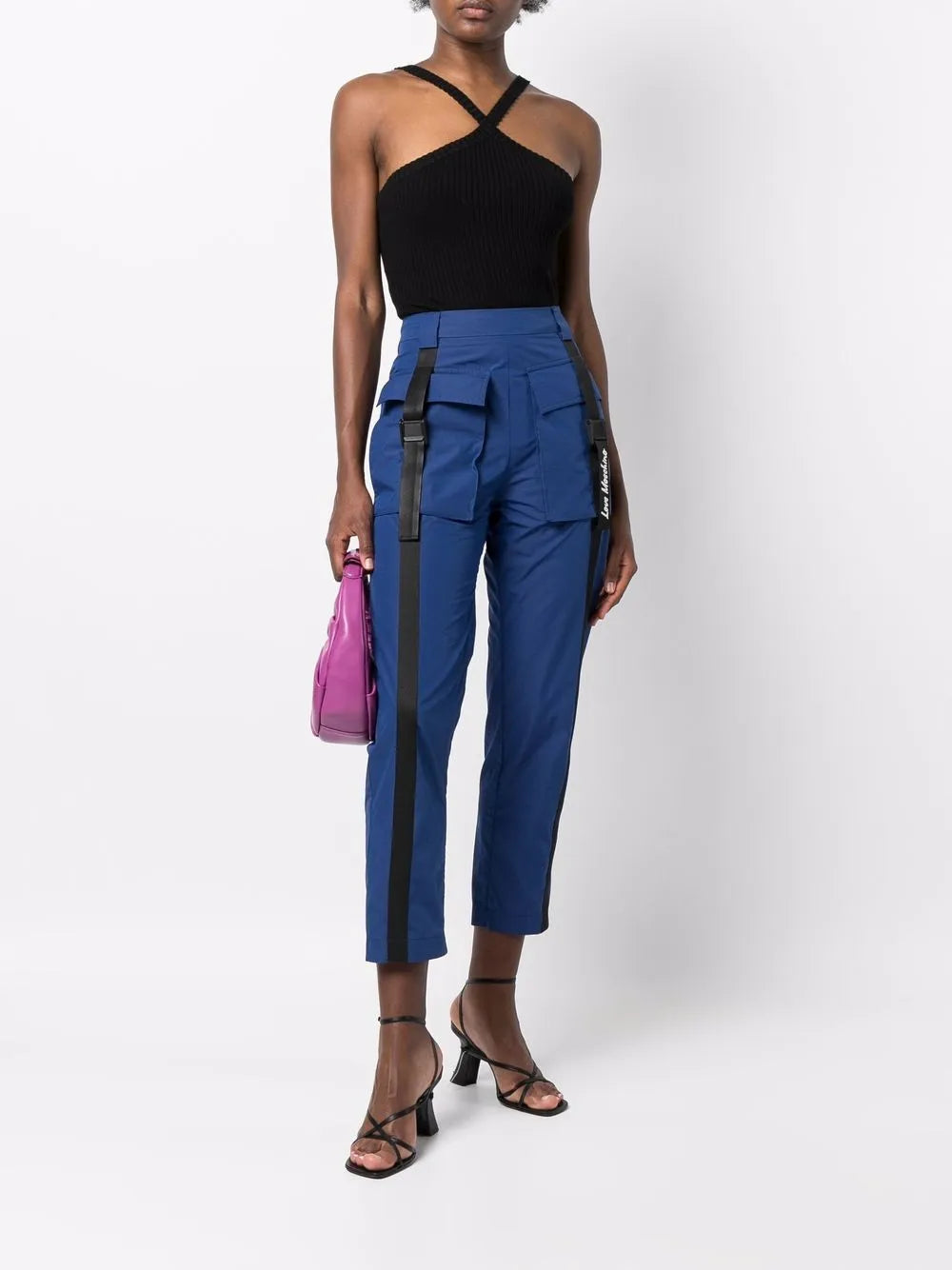 Cropped Cargo Trousers